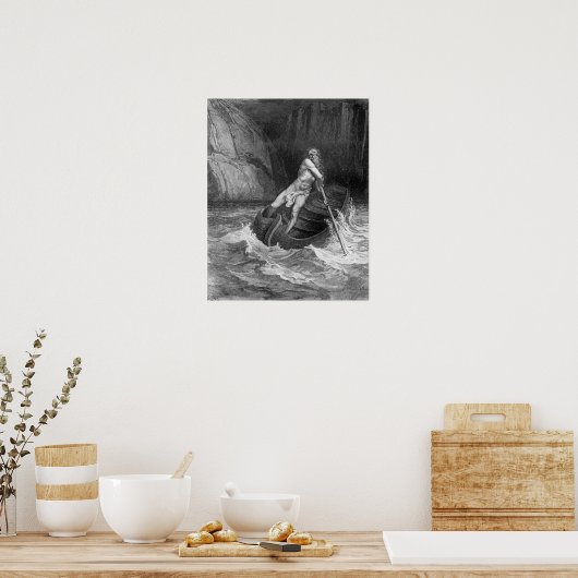 Charon, de Ferryman van de hel Poster (Keuken)
