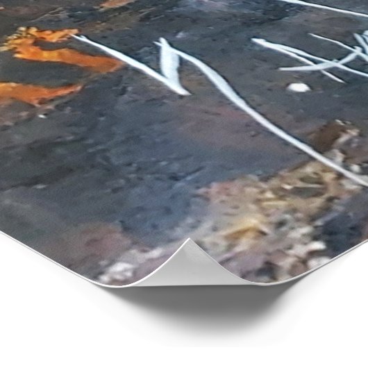 Charon, de transporter. 120x100cm schilderij poster (Hoek)