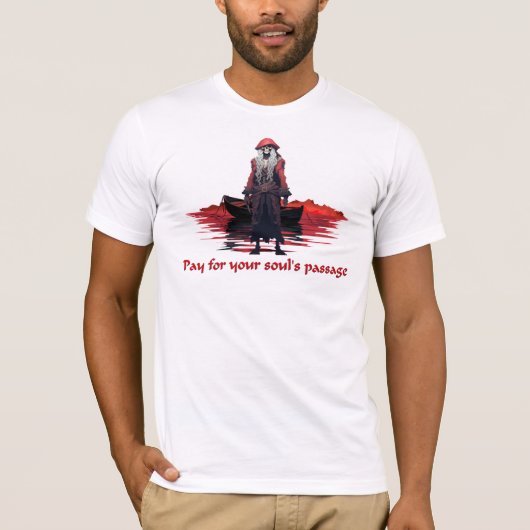 Charon de veerman van de onderwereld t-shirt (Voorkant)