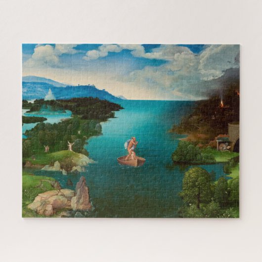 Charon door de rivier de Styx door Joachim Patinir Legpuzzel (Horizontaal)