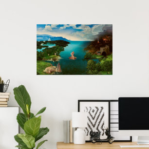 Charon door de rivier de Styx door Joachim Patinir Poster