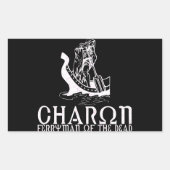 Charon Rechthoekige Sticker (Voorkant)