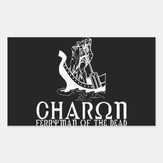 Charon Rechthoekige Sticker (Voorkant)