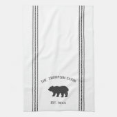 Charool & White Rustic Beer, op maat gemaakt Theedoek (Verticaal)