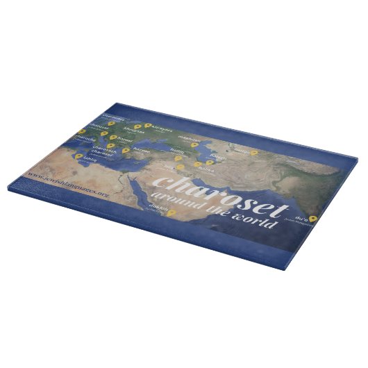 Charoset Around the World Snijplank (Hoek)