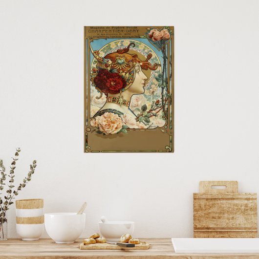 Charpentier van Louis Theophile - Art Nouveau Poster (Keuken)
