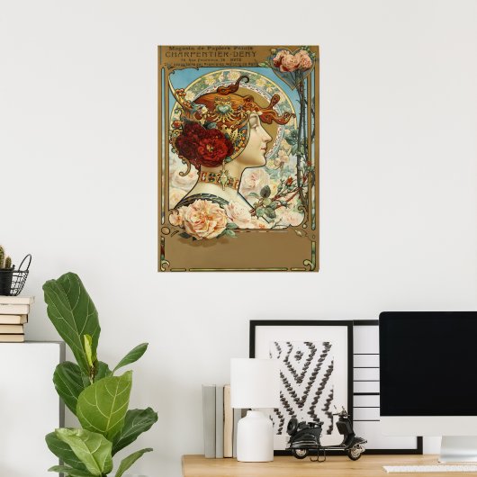 Charpentier van Louis Theophile - Art Nouveau Poster (Thuiskantoor)