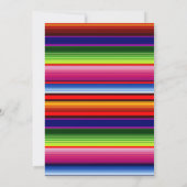 Charra Mexicaanse verjaardag uitnodiging meisje (Achterkant)