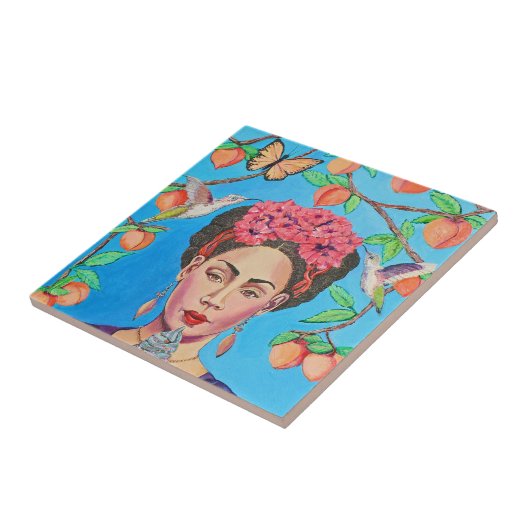 Charred Ice Tile Tegeltje (Zijkant)