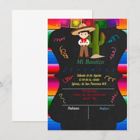 CHARRO BAUTIZO (Voorkant / Achterkant)