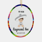 Charro Boy Baptism Ornament (Rechts)