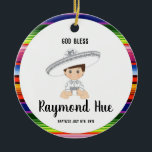 Charro Boy Baptism Ornament<br><div class="desc">Charro Mexican Boy Baptism Ornament</div>