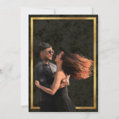 Charro en Catrina Sugar Skulls Dancing Verloving Kaart (Achterkant)