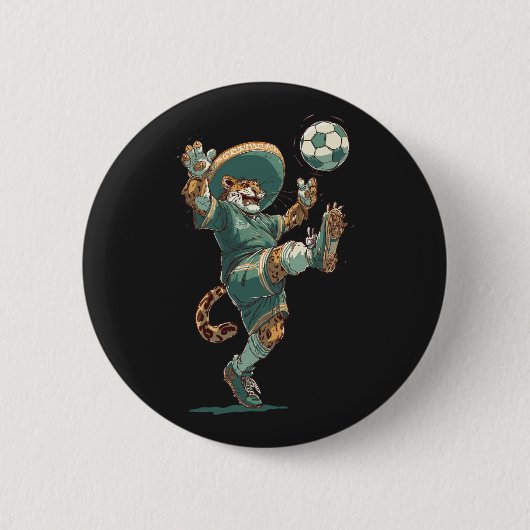 Charro Jaguar Striker Ronde Button 5,7 Cm (Voorkant)