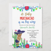 Charro Muchacho Mexican Boy Baby shower Kaart (Voorkant)