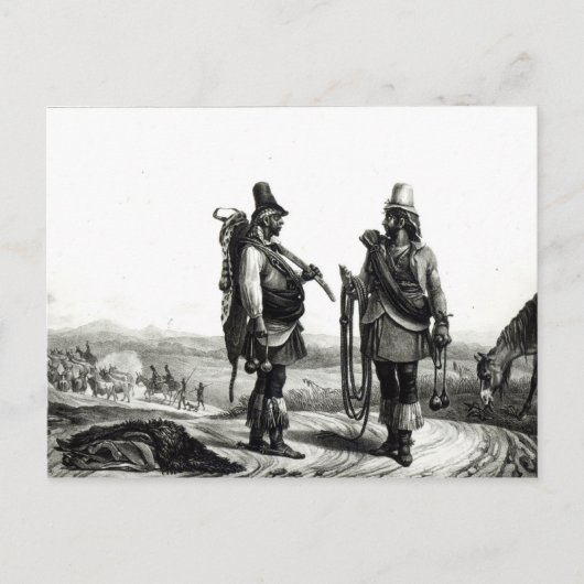 Charrua Indians Briefkaart (Voorkant)
