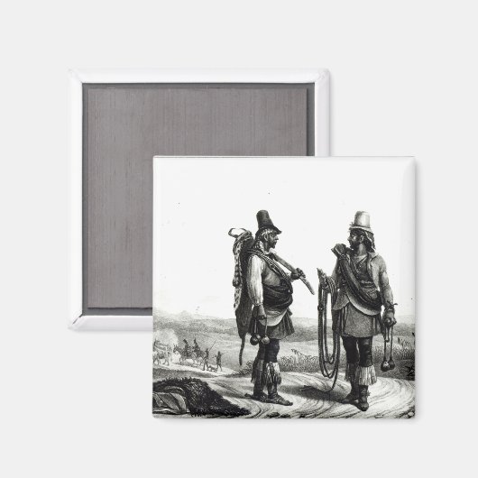 Charrua Indians Magneet (Voorkant / Achterkant)