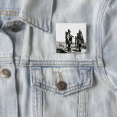 Charrua Indians Vierkante Button 5,1 Cm (In situ)