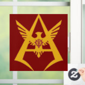 Chars Emblem Raamsticker (Huis)