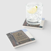 Chart House, Savannah, Georgia Marble Onderzetter (Zijkant)