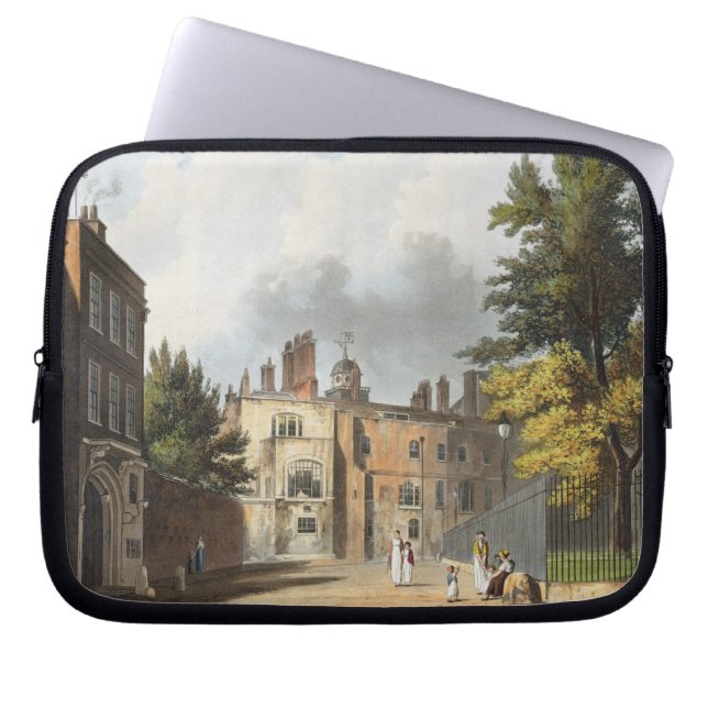 Charta House van het plein, van 'Geschiedenis van  Laptop Sleeve (Voorkant)