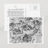 Charta Postalis Indulgentiae 7 Ecclesiarum Urbis Briefkaart (Voorkant / Achterkant)