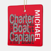 Charter Boat Kapitein Extraordinaire CUSTOM Keramisch Ornament (Links)