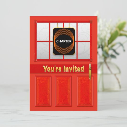 CHARTER OPEN HUIS - PRIVÉ KAART (Staand voorkant)