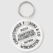 Charteraccountant Sleutelhanger (Voorkant)