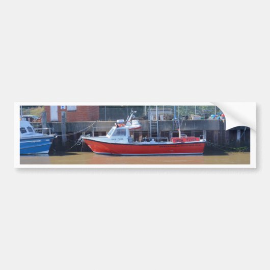 Charterboot High Flyer Bumpersticker (Voorkant)