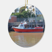 Charterboot High Flyer Keramisch Ornament (Links)