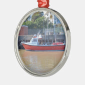 Charterboot High Flyer Metalen Ornament (Links)