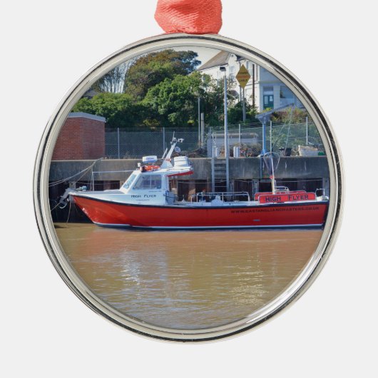 Charterboot High Flyer Metalen Ornament (Voorkant)