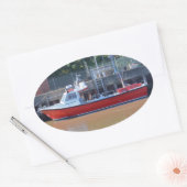 Charterboot High Flyer Ovale Sticker (Envelop)