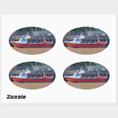 Charterboot High Flyer Ovale Sticker (Vel)