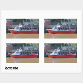 Charterboot High Flyer Rechthoekige Sticker (Vel)