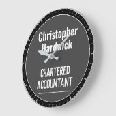 Chartered Accountant Kantoor Wall Clock Grote Klok (Hoek)