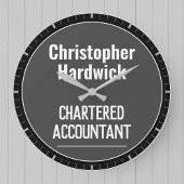 Chartered Accountant Kantoor Wall Clock Grote Klok