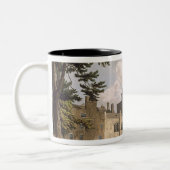 Charterhuis van de speelruimte, uit 'Geschiedenis' Tweekleurige Koffiemok (Links)