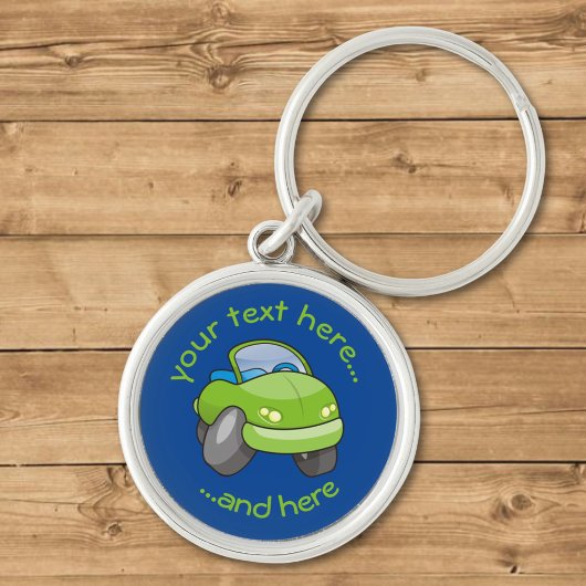 Charteuse Cartoon Sleutelhanger