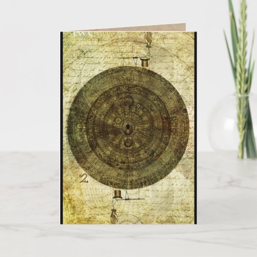 Charting the Stars Wenskaart Kaart (Voorkant)