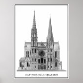 CHARTRES CATHEDEDRAL POSTER (Voorkant)