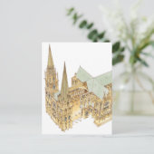 Chartres Cathedraal. Frankrijk Briefkaart (Staand voorkant)