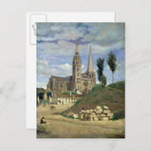 Chartres Cathedral, 1830 Briefkaart (Voorkant / Achterkant)
