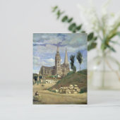 Chartres Cathedral, 1830 Briefkaart (Staand voorkant)