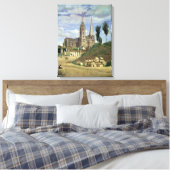 Chartres Cathedral, 1830 Canvas Afdruk (Insitu (Slaapkamer))