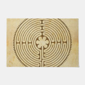 Chartres Labyrinth antiek stijl 1 + uw ideeën Deurmat (Voorkant)