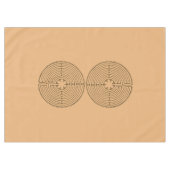 Chartres Labyrinth antiek stijl + uw ideeën Tafelkleed (Voorkant (Horizontaal))