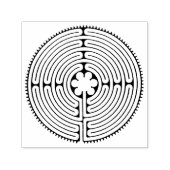 Chartres Labyrinth antiek stijl + uw ideeën Zelfinktende Stempel (Design)