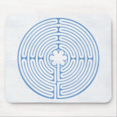 Chartres Labyrinth Blue Muismat (Voorkant)